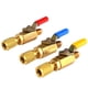thumbnail image 4 of sweethay Reemplazo de color aleatorio para mangueras de carga de aire acondicionado R410a R134a HVAC Válvula de bola de cierre de 1/4 pulgadas Vehículos, repuestos y accesorios Mis, 4 of 6