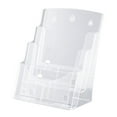 thumbnail image 4 of S SERENABLE Acrylic Business Card Display Stand Pamphlet Reception Flyer Brochure Holder 3Tier 23.5x17.3x32cm, 4 of 9