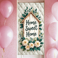 thumbnail image 6 of Floral Design Home Decor Sweet Home Decorative Banner Outdoor Indoor Housewarming Gift for Living Room Garden Entryway Decoration, 6 of 7