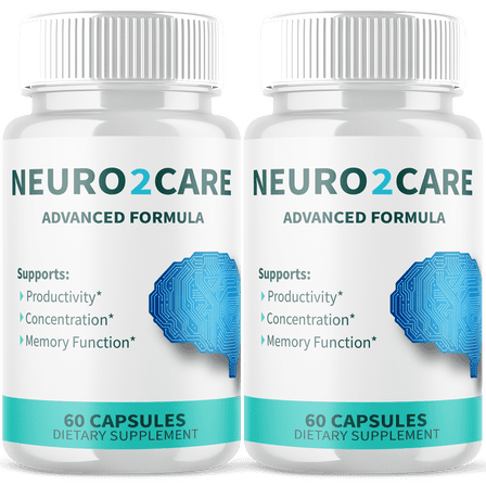 Neuro2Care Advanced Formula Brain Support Pills Maximum Strength Supplement Neuro 2 Care 120 Capsules
