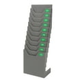 thumbnail image 2 of GFHFHITJ Can Stand Clock In Stand 10 Seater Standing Punch Card Hanging Card Slot Hanging Card Card Slot Attendance Card Punching and Inserting Board Attendance, 2 of 8