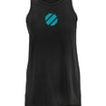 thumbnail image 4 of Reebok Womens Side Split Tank Top, Black, Small, 4 of 4
