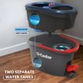 thumbnail image 4 of O-Cedar RinseClean™ Spin Mop and Bucket System, Clean with Clean Water, Removes 99% of Bacteria, 4 of 18