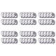 thumbnail image 1 of 10 Uds. Tapas Protección Transparentes Interruptor Pie Plástico para Pedal Efectos Guitarra, 1 of 2