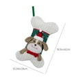 thumbnail image 6 of Gcvizuso Christmas Stockings, Christmas Cats And Dog Bones Christmas Stocking Ornaments Christmas Door Hanging Wall Hanging Fireplace Window Decoration Supplies With Hanging Rope, 6 of 6