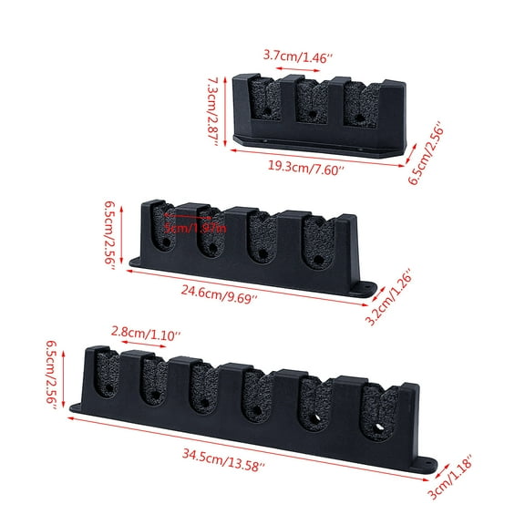 lixuesong Fishing Vertical Holder Rack Horizontal Fish Holder Wall Mount For Garage Carp Fishing Accessories