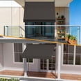 thumbnail image 5 of HOMEDEMO Manual Retractable Awning, 59"W x 118"H Retractable Side Bar 47-59", NO Drilling Awings for Backyard Garden Porch Outside Carbon gray, 5 of 7