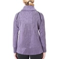thumbnail image 5 of Kirkland Signature Ladies' Jacquard Pullover Women's Sweatshirt (Purple, X-Large), 5 of 5