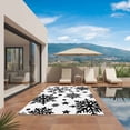 thumbnail image 2 of Christmas Snowflake Outdoor Rug 6x9 Ft, Non Slip Washable Area Rug, Winter Xmas Simple Black White Patio Rugs Carpet Runner, Large Floor Mat for Indoor/Outdoor Deck Porch Camping, 2 of 8