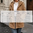 thumbnail image 3 of Enjoytime Fleece Jacket Women Long Sleeve Textured Zip Up Hooded Coat Fall Winter Warm Soft Comfy Casual Mid Length Outerwear, 3 of 7