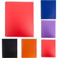 thumbnail image 3 of Two-Pocket Folder, Letter Size, 5 Pack, Colored File Folders, Filing Folders, File Folder A4 Plastic Folder with Metal Staple Tongue, Sturdy Plastic File Folder for School and Office, 3 of 8