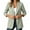 #371-Beige, variant on Women's Cotton Linen Button Shirt Long Sleeve Notch Lapel Relaxed Blazer Pockets Office Work Top for Daily