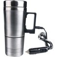 thumbnail image 1 of Car Electric Heating Vacuum Flask（19.3*8.5cm）, 12V, With Stainless Steel Coffee Mug, 1 of 5