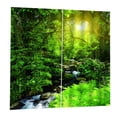 thumbnail image 2 of Cortinas Macarena Panel de cortina opaca 75x166cm 2 Paneles + Ganchos + Anillos, 2 of 6