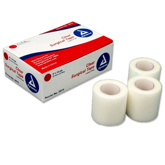 Dynarex Clear Medical Tape 1 Each, Transparent