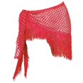 thumbnail image 1 of Pañuelo para la cadera para danza del vientre, falda de baile para mujer con lentejuelas brillantes, disfraces de bailarina rojo, 1 of 9