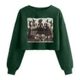 thumbnail image 5 of Women's Halloween Sweatshirts Witch Graphic Printed Long Sleeve Crop Tops Halloween Witch Crewneck Pullover Shirt, 5 of 5