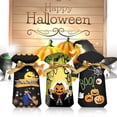 thumbnail image 2 of 50Pcs Halloween Candy Bags Drawstring Design with Halloween Element Patterns Delicate Halloween Gift Wrapping Bags, 2 of 6