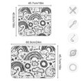 thumbnail image 5 of Yayeee Dish Drying Mat for Kitchen Counter Ultra Absorbent Easy Clean Pad 18x16", Rainbows, 5 of 7