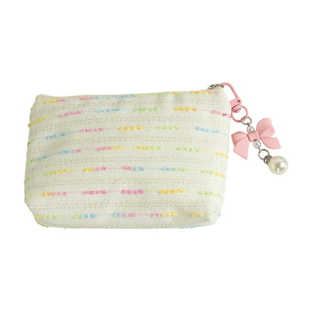 Fesfesfes Porte-Monnaie Portable pour Femmes Sac de Rangement pour Rouges à Lèvres Petite Pochette Pratique pour Usage Quotidien Format Compact Se Range dans des Sacs à Main Ou des Poches pour le Rangement