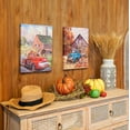 thumbnail image 6 of 12'''' x 16'''' Autumn Barn Canvas Prints Wall Art, Sunset Pickup Truck Painting, Spring Farmhouse Picture for Home Cabin Decor Thanksgiving Day, 6 of 6