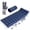 Blue, variant on Fenbeli Heavy Duty Camping Cot for Adults Folding Sleeping Cot Bed with Mattress, Gray