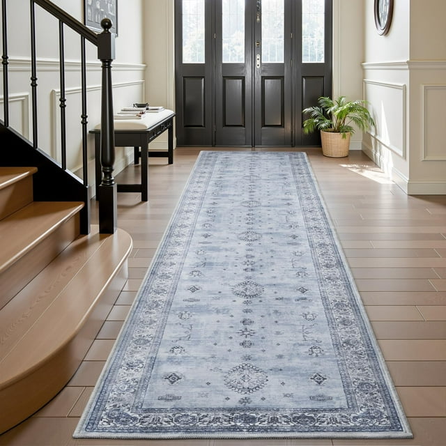 D Boho Area Rug for Living Room Machine Washable Rug Non Slip Carpet Soft Living Room Rug Room Decor Rugs for Bedroom Kids Playroom