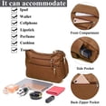 thumbnail image 5 of VOLGANIK ROCK Bolsos para mujer, bolso de hombro de piel sintética suave, bolso cruzado para mujer, bolso de bolsillo ligero, 5 of 5