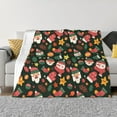 thumbnail image 1 of XMXT Throw Blanket, Fun Santa Socks Print Machine Washable Blankets for Sofa, 50 x 40 inches, 1 of 9