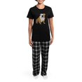thumbnail image 4 of CafePress - Sitting Bulldog Women's Dark Pajamas - Women's Short Sleeve Print T-Shirt and Pants Dark Cotton Pajama Set, 4 of 7