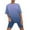 Blue 1, variant on Chbgutlmr 2 Piece Women Summer Outfits Crewneck 1/2 Sleeve Loose Tshirts Slim Shorts Gradient Color Casual Sets