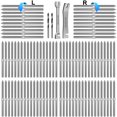 thumbnail image 2 of Steel DN Mate 100 Pack T316 Stainless Steel Right&Left Handed Thread Swage Lag Screws for Wood Post of 1/8" Steel Cable Railing Kit, Cable Railing Har, 2 of 8