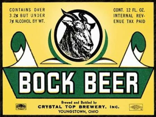 Bock Beer Canvas Ar