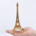 thumbnail image 3 of Estatua de la Torre Eiffel, decoración de aleación de Metal, figura coleccionable, réplica de habitación de recuerdo, soporte de mesa para decoración de fiesta de la Torre Eiffel francesa, 3 of 5