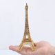 thumbnail image 2 of Estatua escultural dorada de la Torre Eiffel nórdica de hierro, 18 cm, 2 of 2