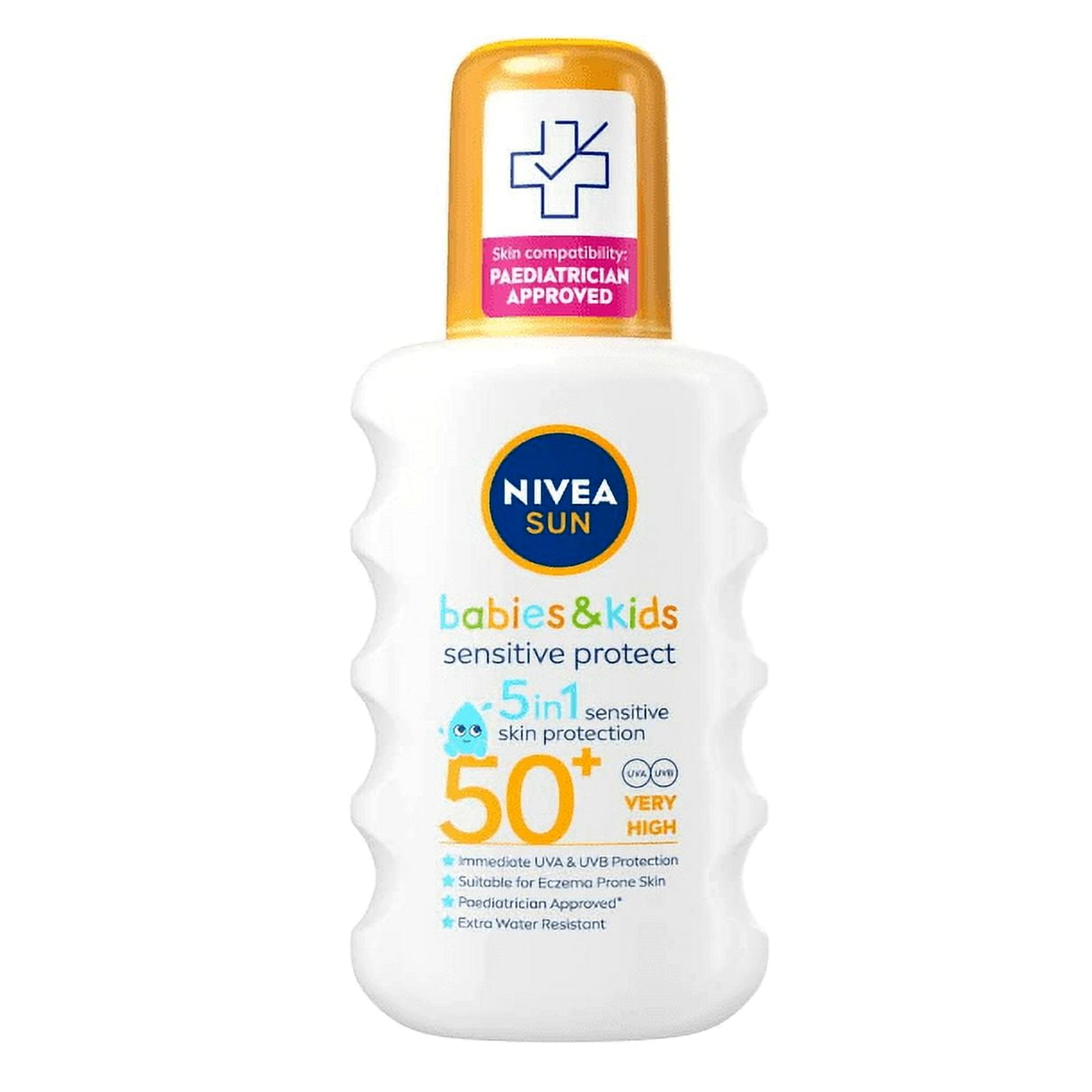 Nivea Sun Kids Sensitive Protect SPF 50+ Sun Lotion Spray 200ml / 6.8 fl.oz