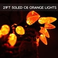 thumbnail image 3 of Luces solares para Halloween HUGSVIK, 21 pies, 50 LED, C6, naranja, impermeables, 3 of 7