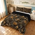 thumbnail image 2 of Manfei Minimalst Camouflage King Size Comforter Sets, Old Fashion Camo Comforters King Size, Coyote Brown, Black Reversible, 3pcs, 1 Comforter and 2 Pillowcases, 2 of 7