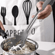 thumbnail image 4 of Juego de utensilios de cocina de 2 piezas, utensilios de cocina resistentes al calor, mango de acero inoxidable, 4 of 5