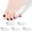 White, variant on KALAKALA Pinky Toe Gel Bunion Protector 6 Piece Tailors Bunion Corrector Little Toe Separators Soft Gel Bunion Pads Toes Spacers for Bunionette Pain Relief and Corn, Callus, Blisters Protect (White)