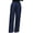 Navy, variant on fatyb Womens Quilted Pants M-3xl Elastic Waist Down Snow Pants Warm Lightweight Ski Trousers with Pockets