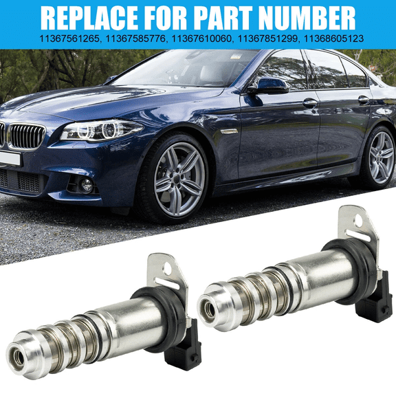 Woudy 2PCS Variable Timing Solenoid Valve Set for BMW 11368605123 Fits for 335i 535i 550i 740 M3 M5 X3 X5 X6
