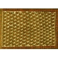 thumbnail image 1 of Ahgly Company Machine Washable Indoor Rectangle Persian Yellow Traditional Area Rugs, 7' x 10', 1 of 4