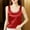 Red, variant on Ovbmpzd Womens Camisole Tank Tops Dressy Satin Green Plus Size Shirts Spring Sleeveless Summer Crew Neck Camisole Casual Tops for Women L