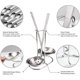 thumbnail image 3 of Soporte vertical para cucharones dobles de acero inoxidable 304, soporte para utensilios de cocina, 3 of 5