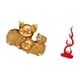 thumbnail image 5 of Figura moderna de resina con forma de animal y llama, ideal para decorar estanterías, escritorios, centros de mesa, oficinas, patios y como regalo., 5 of 8