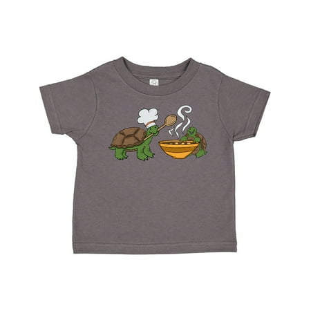 

Inktastic Cute Turtle Chefs Making Soup Gift Toddler Boy or Toddler Girl T-Shirt