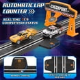 thumbnail image 3 of Allaugh Slot Car Race Track Sets with 4 High-Speed Slot Cars,Battery or Electric Car Track,Dual Racing Game Lap Counter Track Sets,Toys Gifts for Kids 4-12 Years Old Boys and Girls, 3 of 7