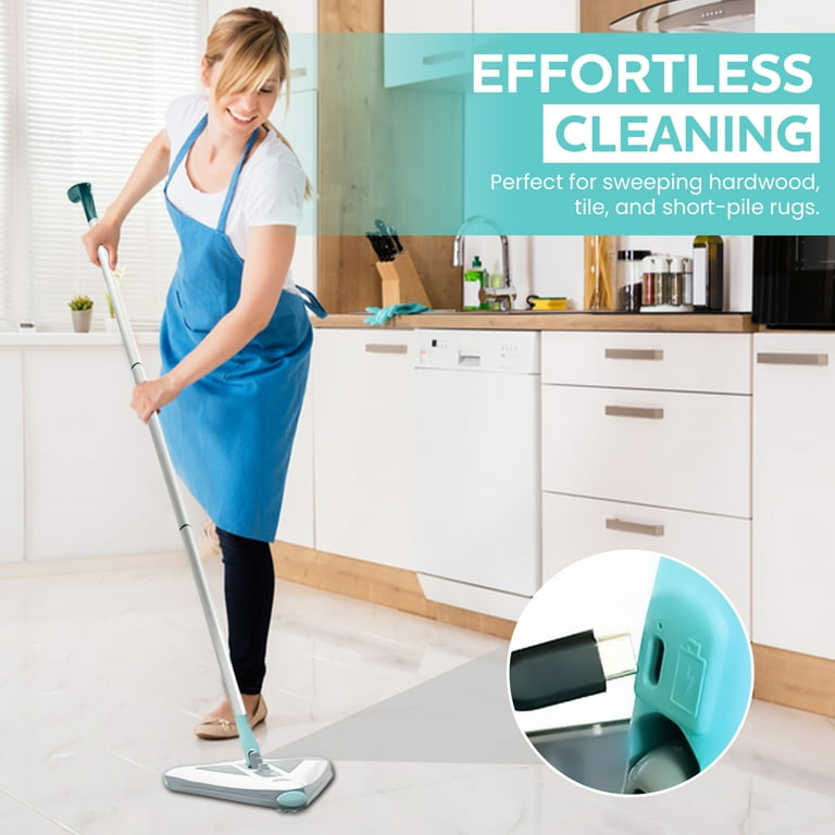 Zippi Sweeper Pro - Lightweight Sweeper, Perfect for Hardwood and