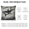thumbnail image 5 of Leisuo Shark Pillow Cases,Decorative Pillow Cover of Adventure Pillow Cases Outdoor Indoor Square Cushion Covers for Home Sofa Couch, 5 of 5